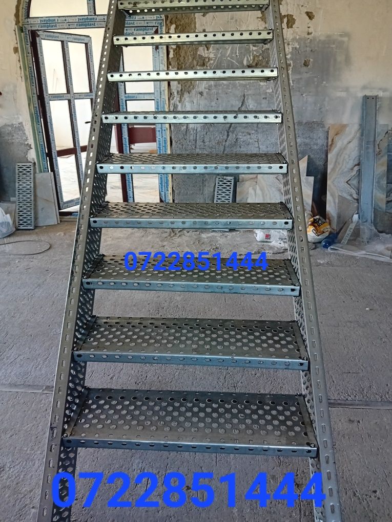 Scara metalica zincata 6m l