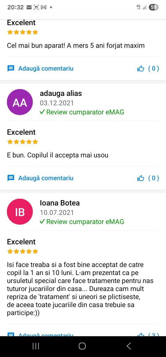 Omron nebulizator pentru copii