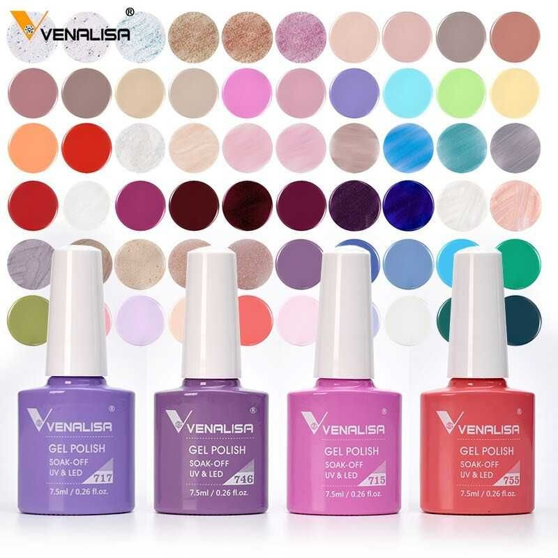 VENALISA UV&LED Гел лак плътен цвят- VIP3