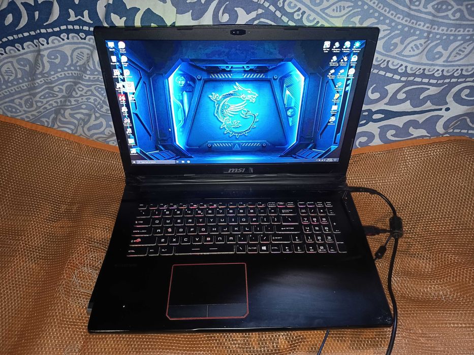 Laptop gaming, MSI Core i7 8750h, gtx 1070 8gb, 16gb ddr4, ssd 512gb