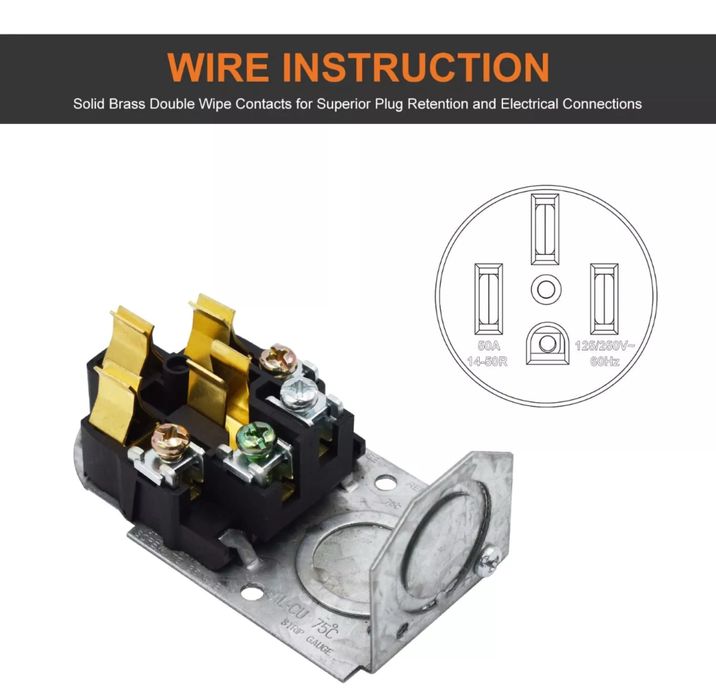 Tesla nema 14-50 розетка