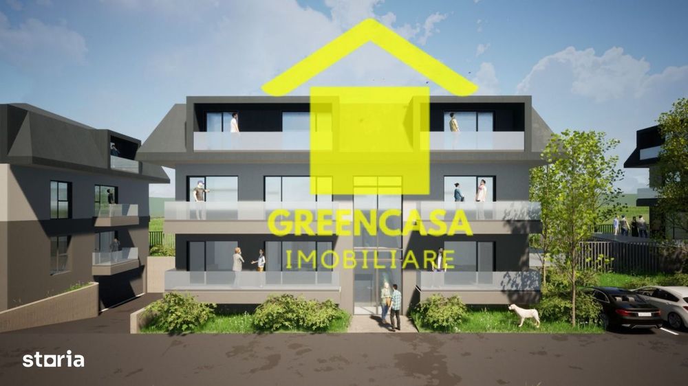 Apartamente  2 camere semifinisate ,Baciu.