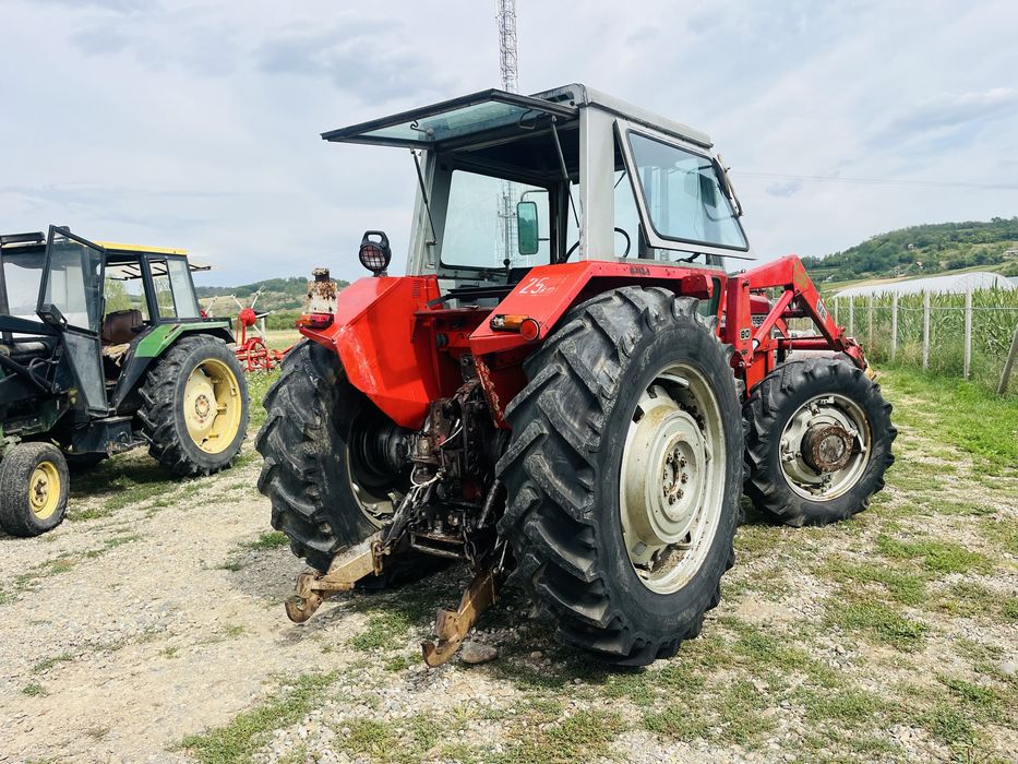 Tractor 4*4 cu incarcator frontal, MF, Massey Ferguson, nu Fiat, JD