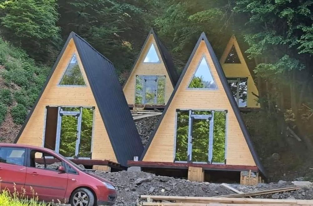 Cabane din lemn tip A