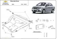 Scut metalic pentru motor Chevrolet Aveo 2004-2008, otel 2mm