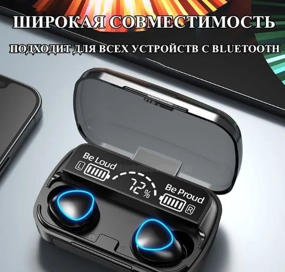 M10 naushnik - powerbankli naushnik - simsiz quloqchin