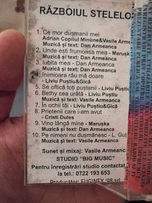 Caseta audio manele Războiul Stelelor