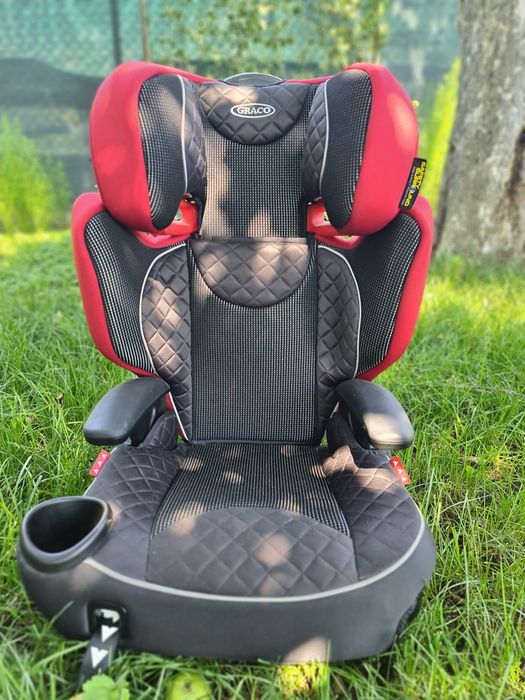 Scaun Auto Graco Affix Chili Spice, 15-36 kg, Rosu/Negru