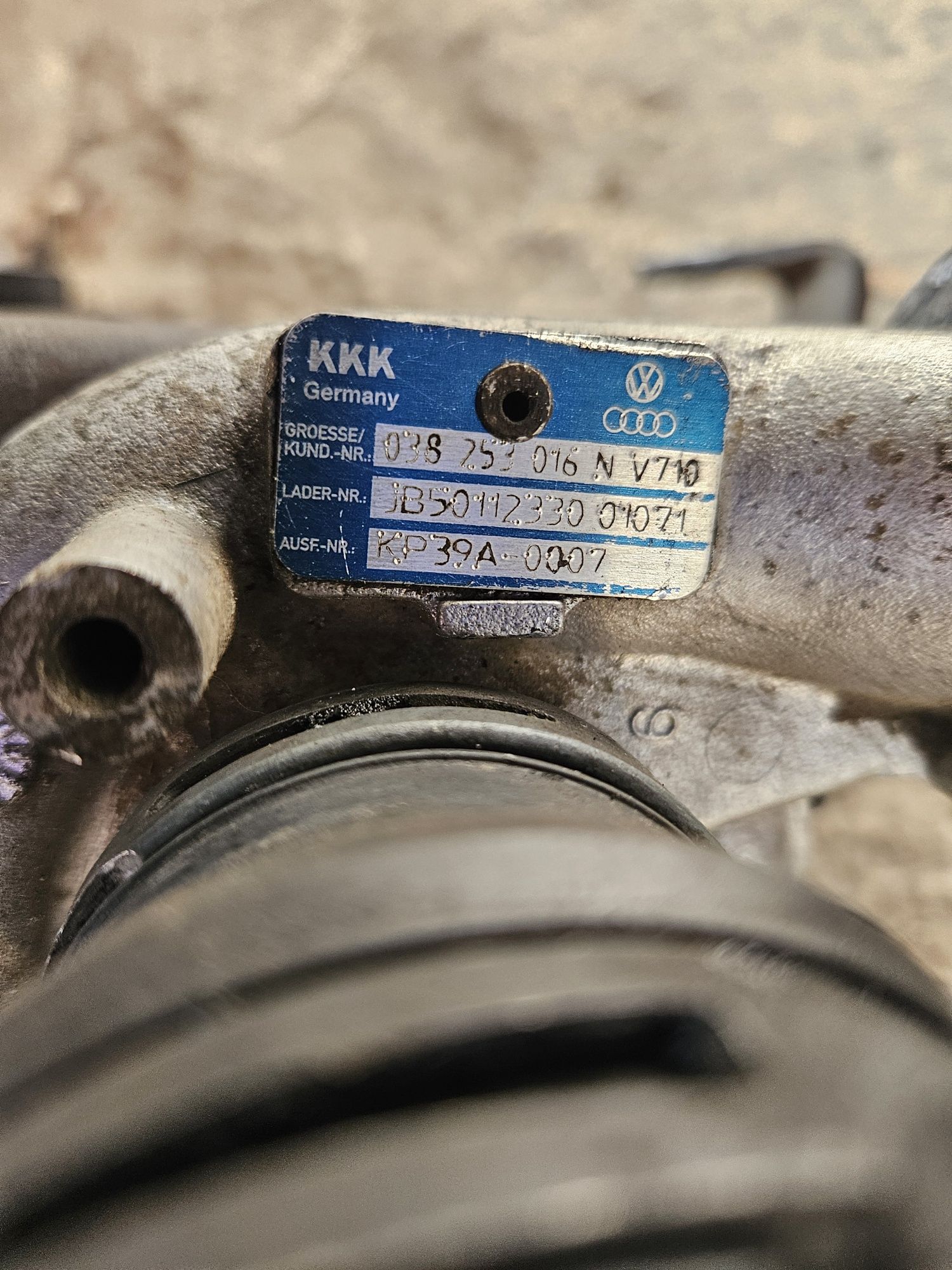 Турбина ККК 1.9 Tdi 101k.s.