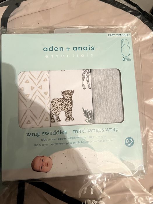 Пелени за повиване 2 комплекта чисто нови от органичен памук