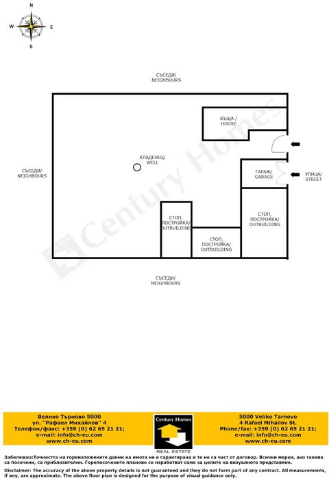 140329 Къща с равен двор и кладенец, в добро състояние, в с. Дъскот