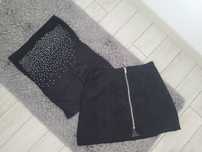 Fusta neagra marime M+un top