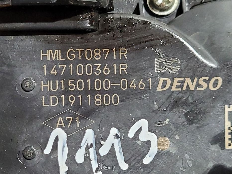 EGR Dacia Duster II 1.5 Dci 2018 - 2021 K9K 876 Euro6 (1113) Diesel CLAPETA EGR 147100361R