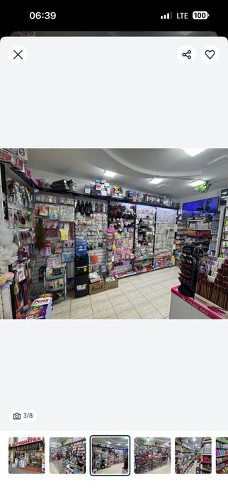 Tayyor yurib turgan do’kon sotiladi. Parfyumeriya Moyushiy dokon.