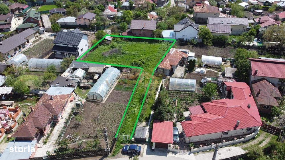 Afacere!!! Teren intravilan - Urbanism pentru 3 case - Gaze si Curent