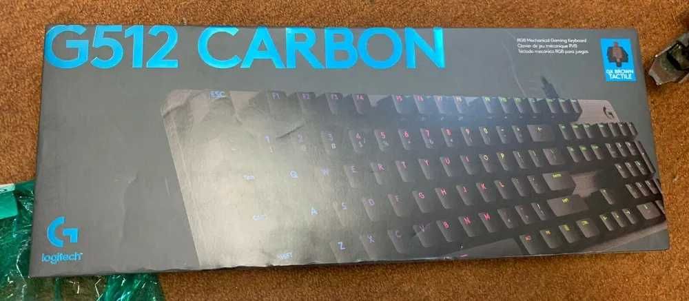 Tastatura Gaming mecanica LOGITECH G512 GX Brown Tactile USB US noua