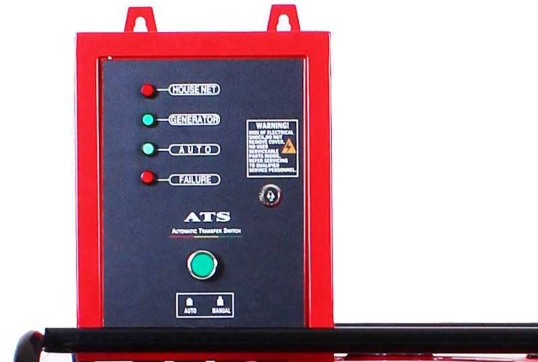 Бензинов Генератор за ток 5.5 Kw с Атс Табло ATS -старт - стоп кутия