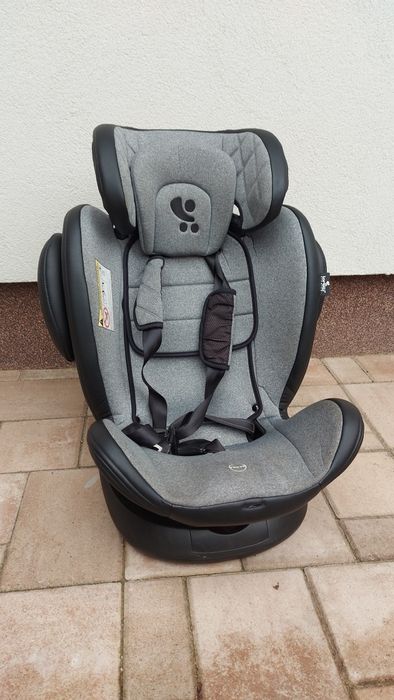 Scaun auto ISOFIX Lorelli , 0-36 Kg, rot 360, Negru/Gri
