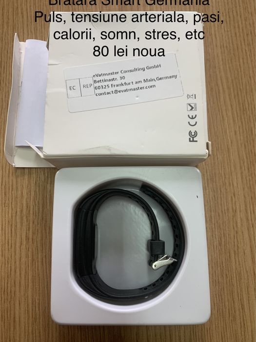 Bratara Smart puls, Spo2, tensiune, pasi etc, ceas Celsior quarz nou,