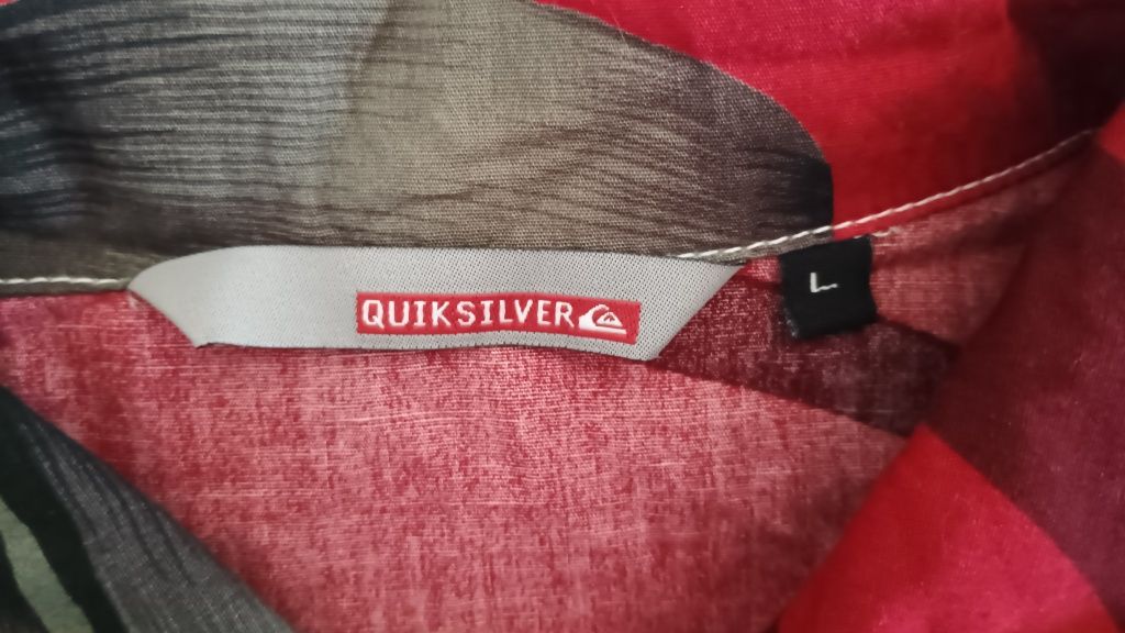 Продавам мъжка хавайска,памучна риза Quiksilver ,размер Л