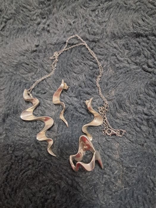 Set colier, inel, cercei argint