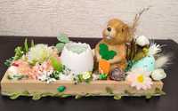 Великденски и пролетни декорации-венци,панери,шайби