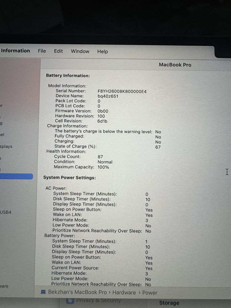 Macbook m3 pro 14’ 18Gb