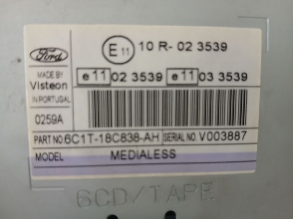 Радио за Форд Транзит  , Конект , Фокус , Фиеста