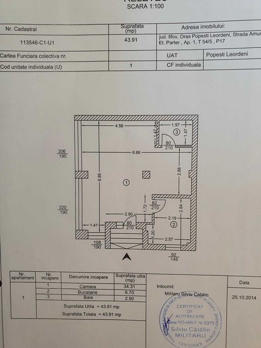 Spațiu comercial de închiriat – Popești-Leordeni Str Amurgului 31G Bis