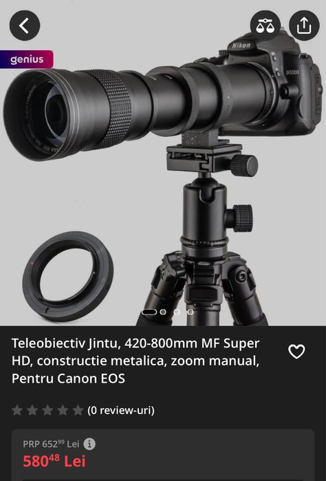 Obiectiv foto 420-800mm