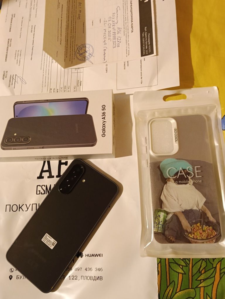 НОВ Samsung A36 5G гаранция