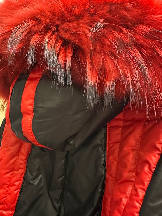 Дамско зимно яке Братан естествен косъм лисица М размер