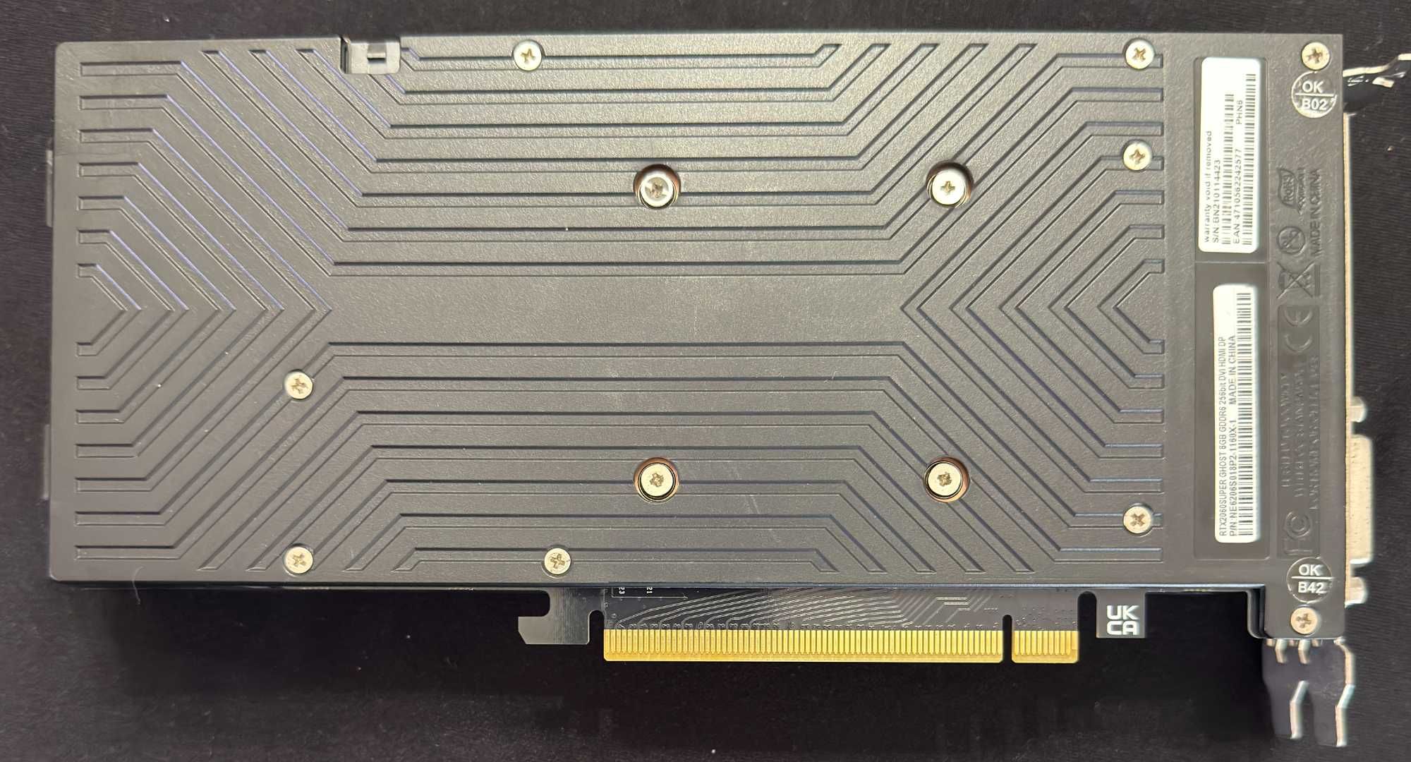 Видео карта GPU Palit RTX 2060 SUPER Ghost 8GB GDDR6 256bit DP/HDMI