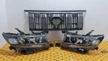 Bara fata grila masca radiator far full led Toyota Land Cruiser Prado