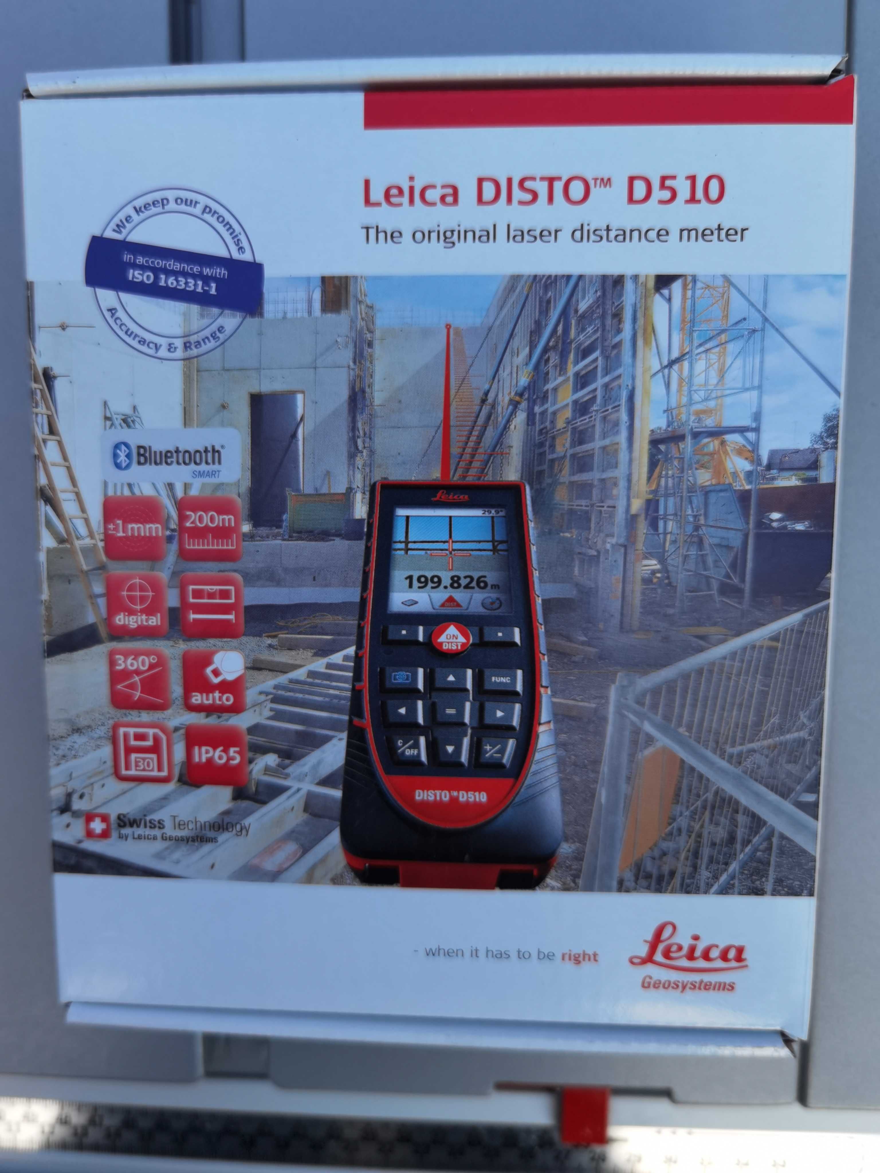 Telemetru Laser 200m Avansat, Disto D510 - Leica-792290