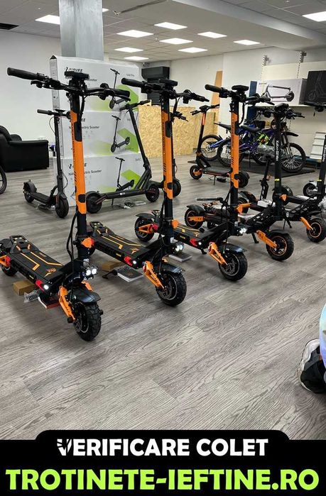 Scuter electric Kukirin g2 pro, model NOU, 15ah, cu scaun inclus NOUA