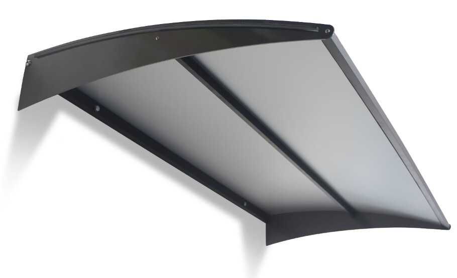 Copertină COR PRO Alu+Plexiglas de ușă 140x80cm marchiză adăpost