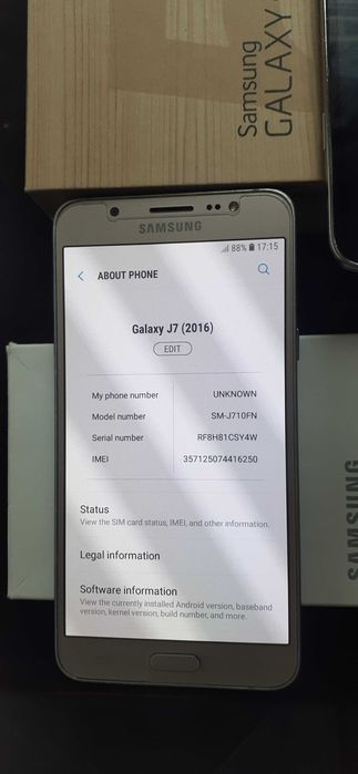 Samsung Galaxy S5 (SM-G900F) и Samsung Galaxy J7-2016 (SM-J710FN)