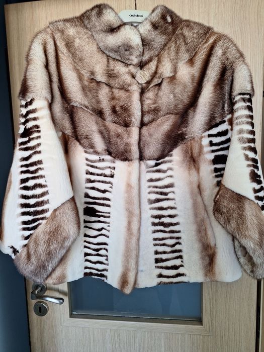 Палто норка и чинчила уникално
