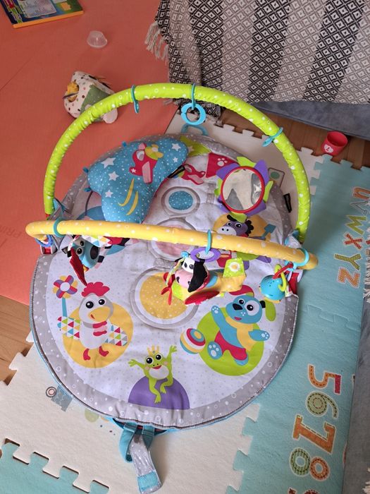 Jucarie Centru de joaca pliabil si sezlong cu jucarii, Yookidoo, 0-12