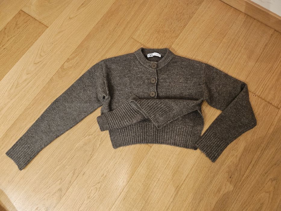 ZARA Cropped жилетка xs