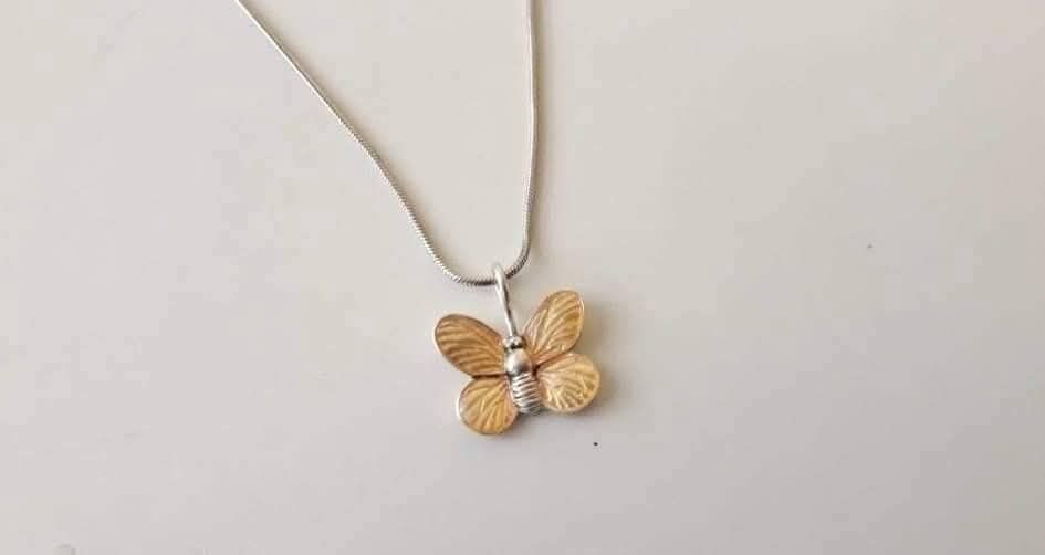 Colier Lant de argint 925 si pandantiv fluture Thomas Sabo