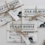Realizez invitatii de nunta, meniuri, carti de vizita