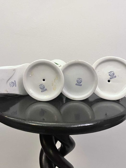 Set 4 bibelouri portelan Aquincum Budapesta marcat bibelou ieftin