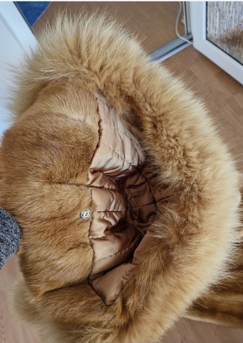 Palton din blana naturala M