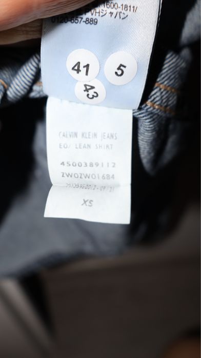 Дънкова риза Calvin Klein jeans