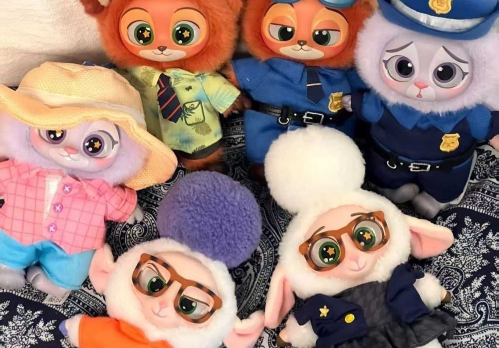 Блайнд бокс персонажи Зверополиса, Zootopia оригинал от Miniso