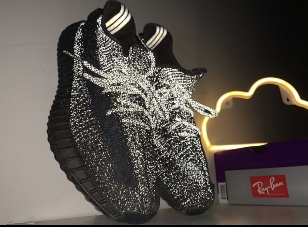 Yeezy Boost 350 v2 Static Black Reflective