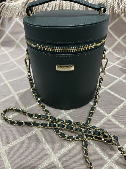 Сумка Lamer, зеленый цилиндр