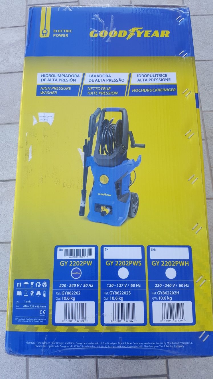 Masina, Aparat de spalat cu înalta presiune, Goodyear GY 2202PW 2200 W